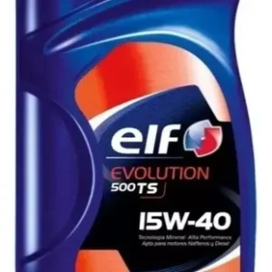 Aceite ELF Evolution 500FT 15W40 Mineral – 1 Litro | Protección Motor Gasolina y Diésel