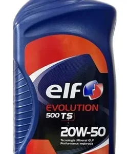 Aceite ELF Evolution 500FT 20W50 Mineral – 1 Litro | Lubricante Multigrado para Motores Gasolina y Diésel