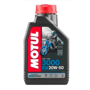 Aceite Motul 3000 20W50 4T Mineral – 1 Litro | Lubricante para Motos 4 Tiempos