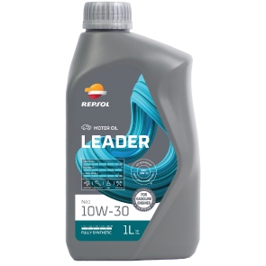 Aceite Repsol Leader 10W30 full sintético 1 litro motor gasolina y diésel Colombia